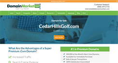 Desktop Screenshot of cedarhillsgolf.com