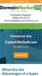 Mobile Screenshot of cedarhillsgolf.com