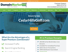 Tablet Screenshot of cedarhillsgolf.com